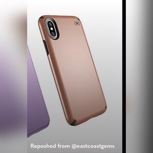 NWT Speck Phone Case Apple iPhone Xs and X iPhone Bronze Copper ONLY